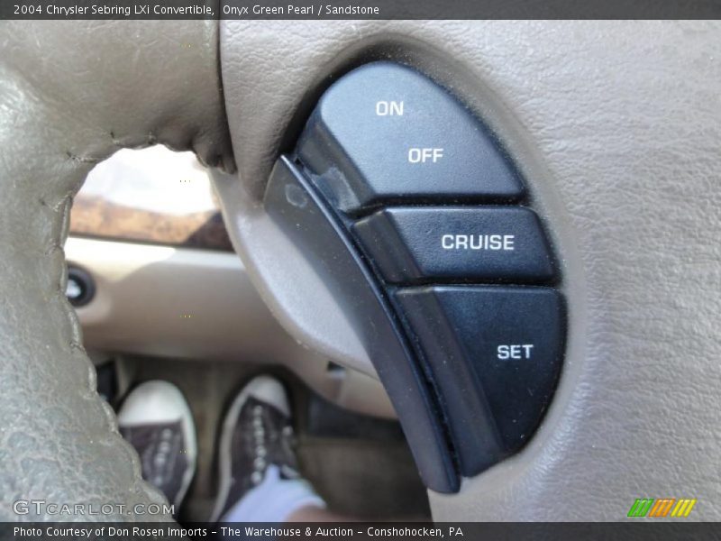 Onyx Green Pearl / Sandstone 2004 Chrysler Sebring LXi Convertible