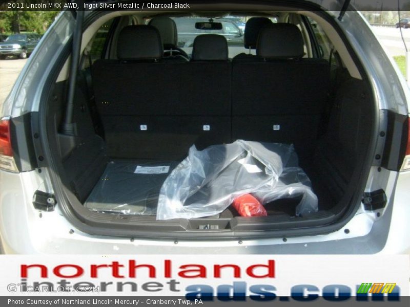 Ingot Silver Metallic / Charcoal Black 2011 Lincoln MKX AWD