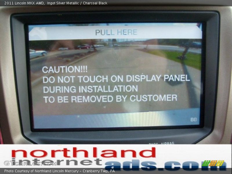 Ingot Silver Metallic / Charcoal Black 2011 Lincoln MKX AWD