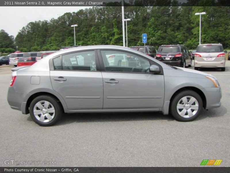 Magnetic Gray Metallic / Charcoal 2011 Nissan Sentra 2.0