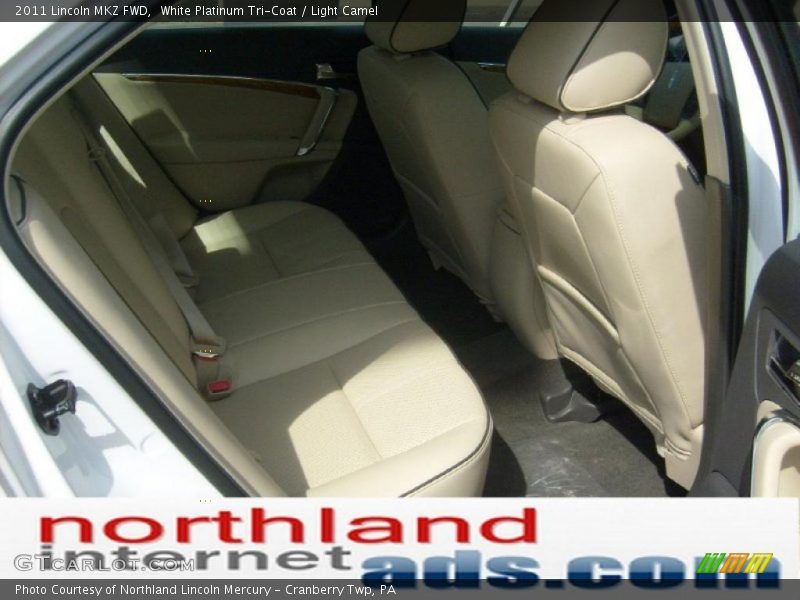 White Platinum Tri-Coat / Light Camel 2011 Lincoln MKZ FWD