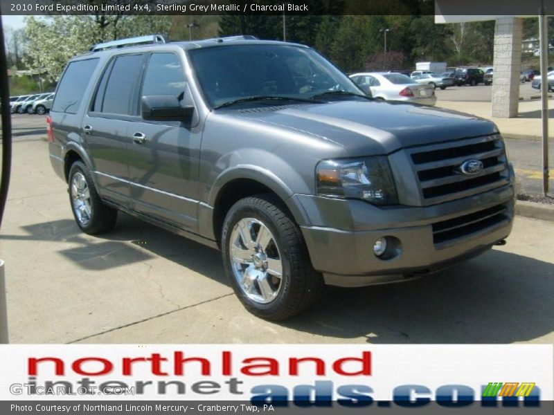 Sterling Grey Metallic / Charcoal Black 2010 Ford Expedition Limited 4x4