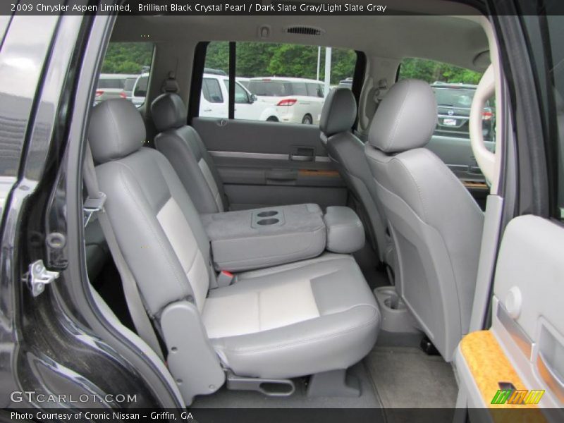 Brilliant Black Crystal Pearl / Dark Slate Gray/Light Slate Gray 2009 Chrysler Aspen Limited