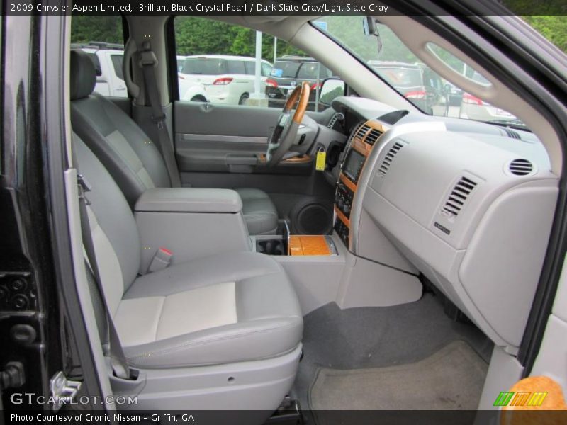 Brilliant Black Crystal Pearl / Dark Slate Gray/Light Slate Gray 2009 Chrysler Aspen Limited