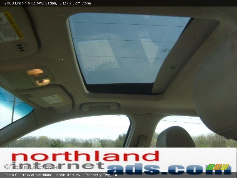 Black / Light Stone 2008 Lincoln MKZ AWD Sedan