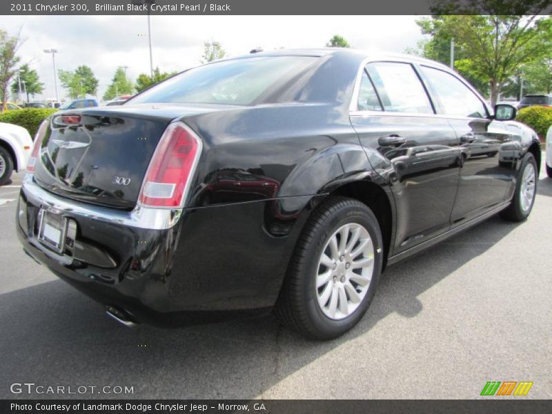 Brilliant Black Crystal Pearl / Black 2011 Chrysler 300
