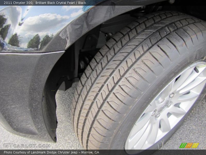 Brilliant Black Crystal Pearl / Black 2011 Chrysler 300