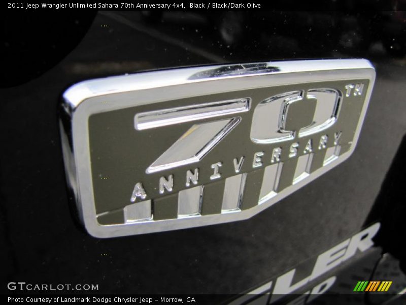  2011 Wrangler Unlimited Sahara 70th Anniversary 4x4 Logo