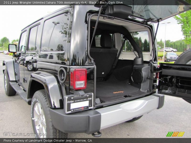 Black / Black/Dark Olive 2011 Jeep Wrangler Unlimited Sahara 70th Anniversary 4x4