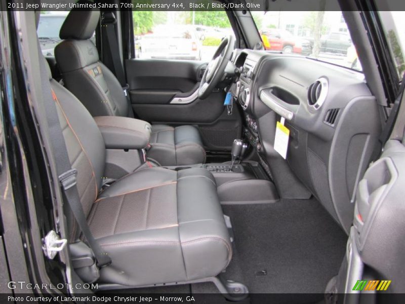  2011 Wrangler Unlimited Sahara 70th Anniversary 4x4 Black/Dark Olive Interior