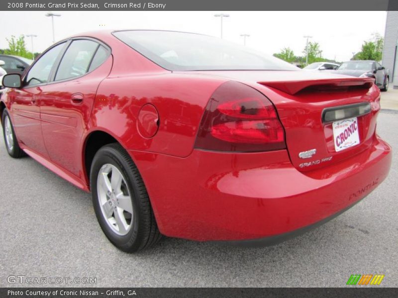 Crimson Red / Ebony 2008 Pontiac Grand Prix Sedan