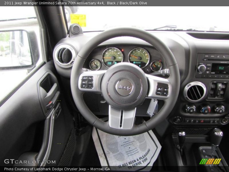  2011 Wrangler Unlimited Sahara 70th Anniversary 4x4 Steering Wheel