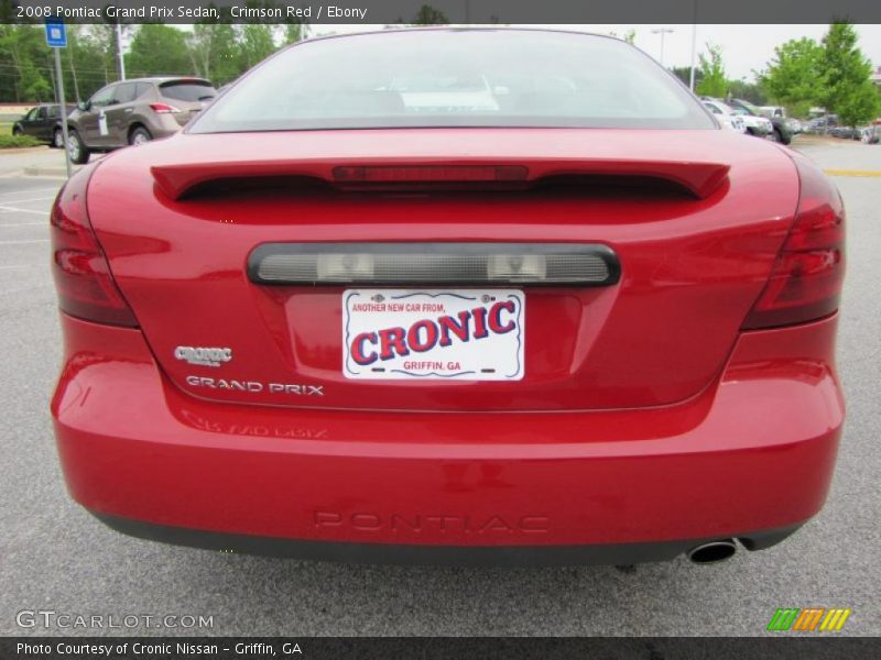 Crimson Red / Ebony 2008 Pontiac Grand Prix Sedan