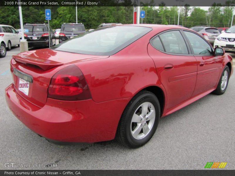 Crimson Red / Ebony 2008 Pontiac Grand Prix Sedan