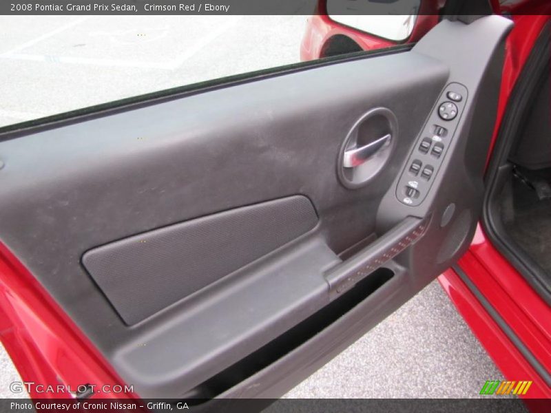 Crimson Red / Ebony 2008 Pontiac Grand Prix Sedan