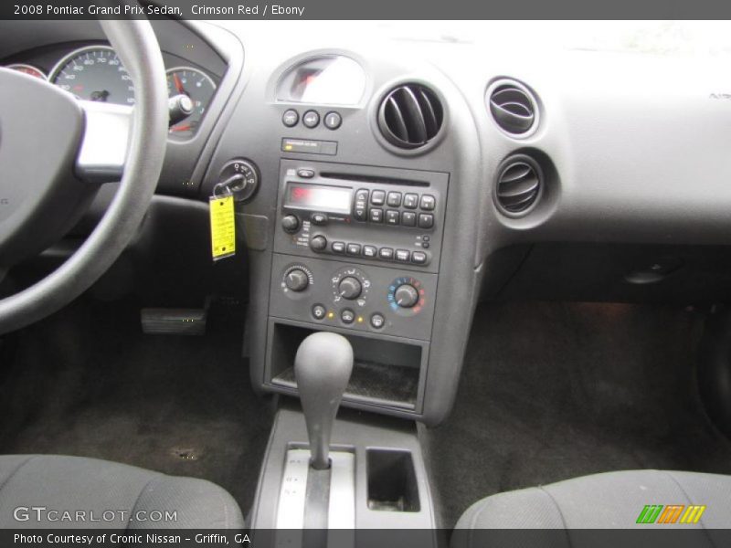 Crimson Red / Ebony 2008 Pontiac Grand Prix Sedan