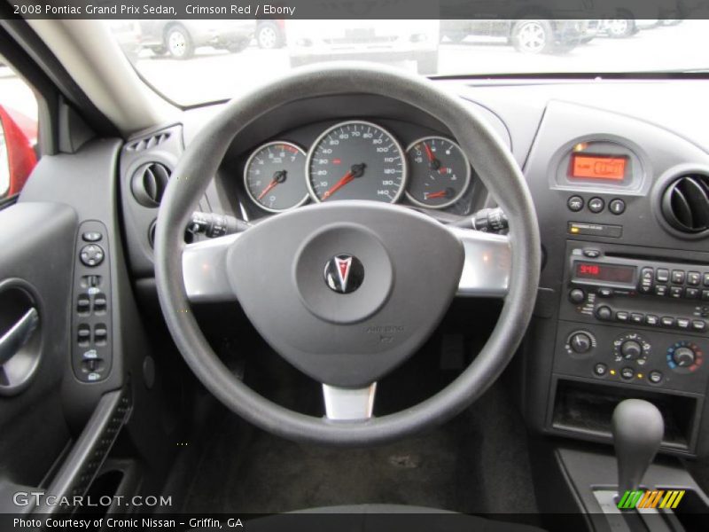 Crimson Red / Ebony 2008 Pontiac Grand Prix Sedan