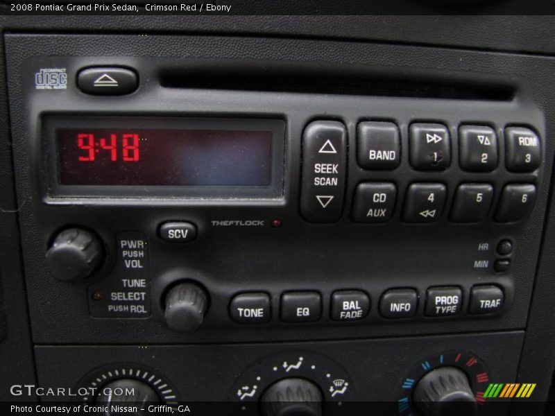 Crimson Red / Ebony 2008 Pontiac Grand Prix Sedan