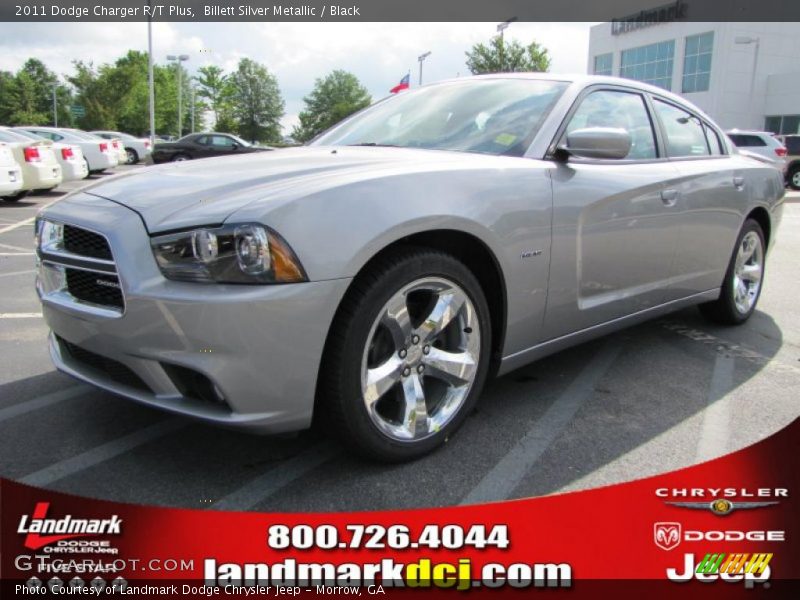 Billett Silver Metallic / Black 2011 Dodge Charger R/T Plus