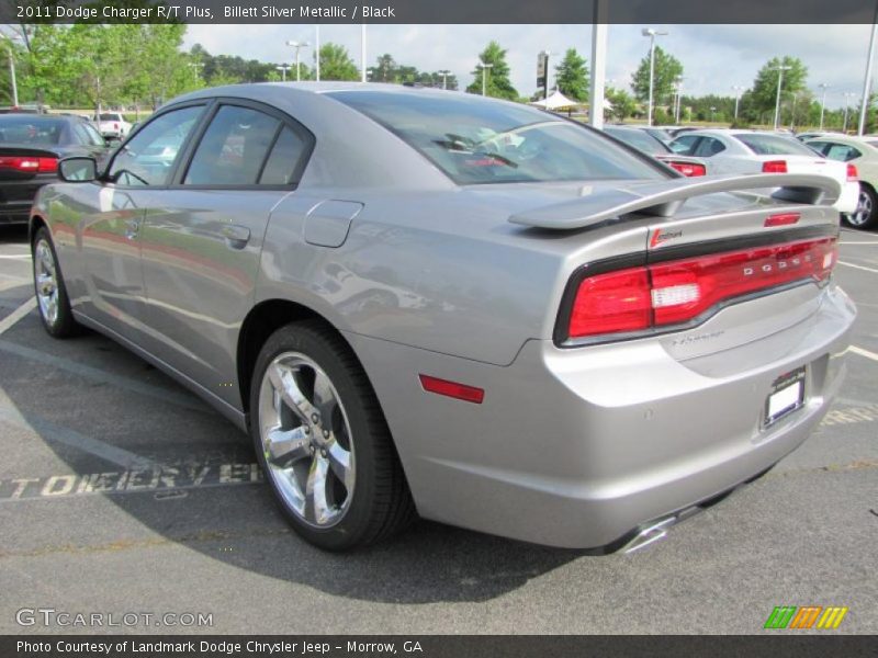Billett Silver Metallic / Black 2011 Dodge Charger R/T Plus