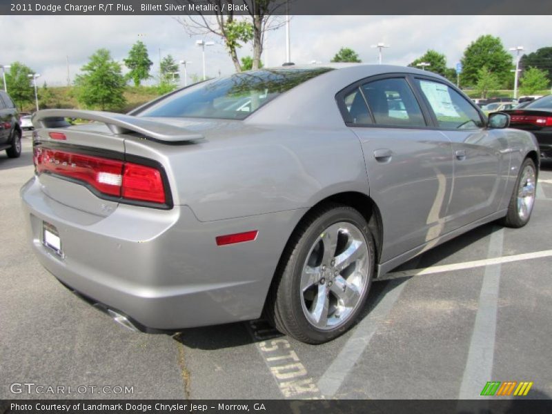 Billett Silver Metallic / Black 2011 Dodge Charger R/T Plus