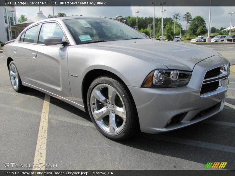 Billett Silver Metallic / Black 2011 Dodge Charger R/T Plus