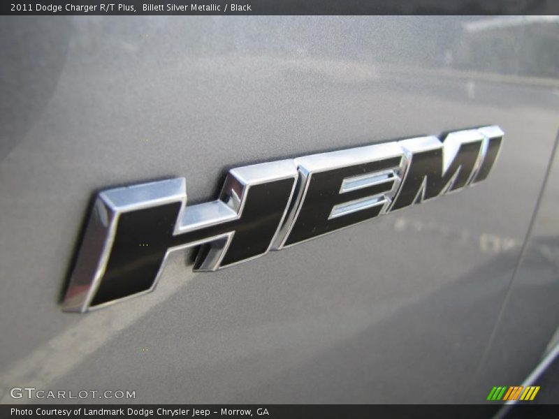 Billett Silver Metallic / Black 2011 Dodge Charger R/T Plus