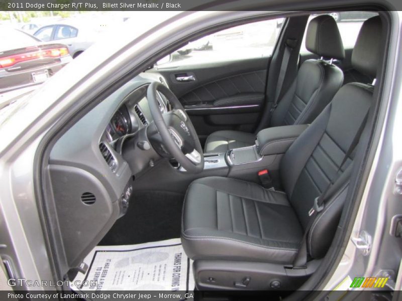 Billett Silver Metallic / Black 2011 Dodge Charger R/T Plus