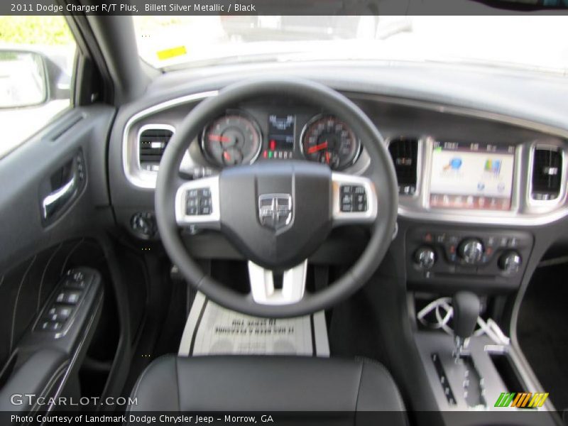 Billett Silver Metallic / Black 2011 Dodge Charger R/T Plus