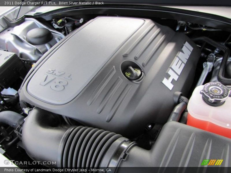 Billett Silver Metallic / Black 2011 Dodge Charger R/T Plus