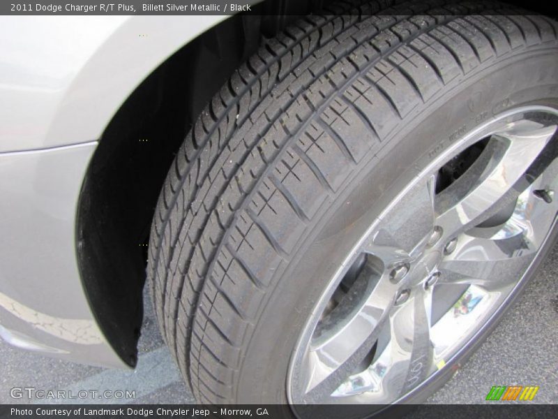 Billett Silver Metallic / Black 2011 Dodge Charger R/T Plus