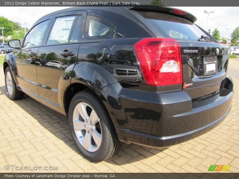 Brilliant Black Crystal Pearl / Dark Slate Gray 2011 Dodge Caliber Mainstreet