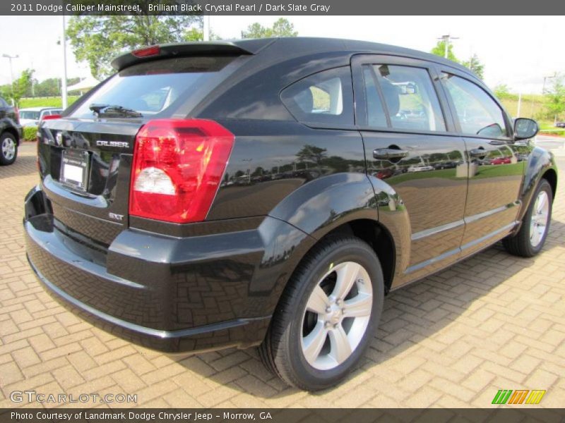 Brilliant Black Crystal Pearl / Dark Slate Gray 2011 Dodge Caliber Mainstreet