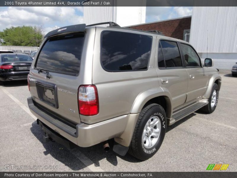 Dorado Gold Pearl / Oak 2001 Toyota 4Runner Limited 4x4