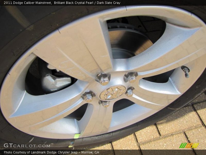 Brilliant Black Crystal Pearl / Dark Slate Gray 2011 Dodge Caliber Mainstreet