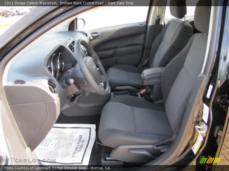 Brilliant Black Crystal Pearl / Dark Slate Gray 2011 Dodge Caliber Mainstreet