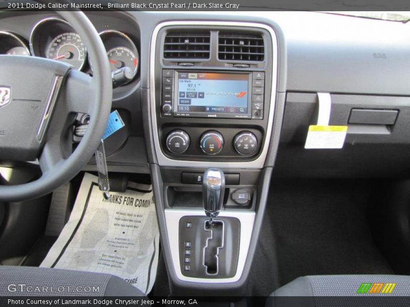 Brilliant Black Crystal Pearl / Dark Slate Gray 2011 Dodge Caliber Mainstreet