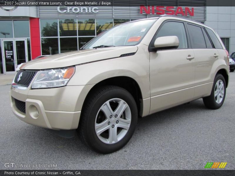 Clear Beige Metallic / Beige 2007 Suzuki Grand Vitara Luxury