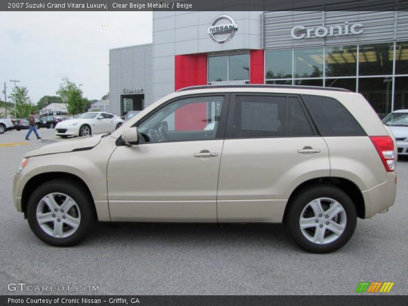 Clear Beige Metallic / Beige 2007 Suzuki Grand Vitara Luxury