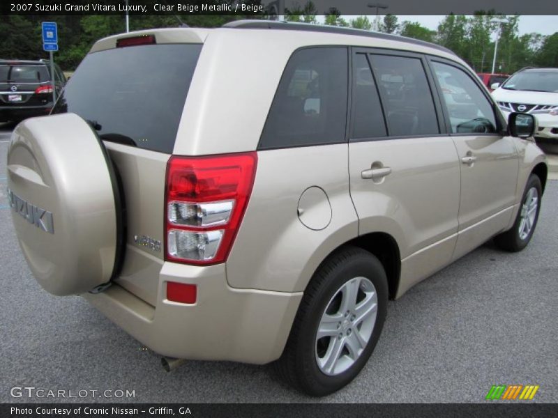 Clear Beige Metallic / Beige 2007 Suzuki Grand Vitara Luxury