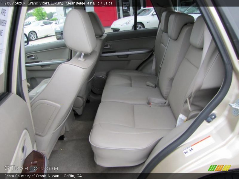  2007 Grand Vitara Luxury Beige Interior