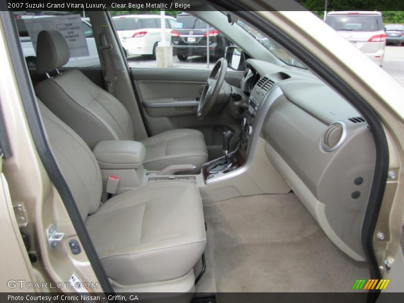  2007 Grand Vitara Luxury Beige Interior