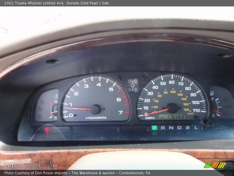 Dorado Gold Pearl / Oak 2001 Toyota 4Runner Limited 4x4