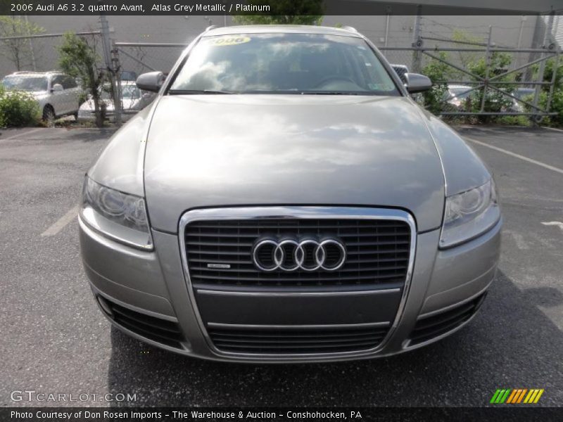 Atlas Grey Metallic / Platinum 2006 Audi A6 3.2 quattro Avant