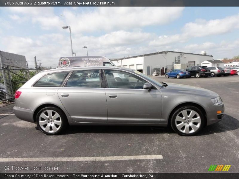 Atlas Grey Metallic / Platinum 2006 Audi A6 3.2 quattro Avant