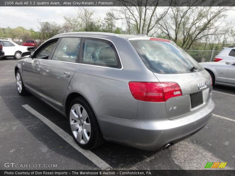 Atlas Grey Metallic / Platinum 2006 Audi A6 3.2 quattro Avant