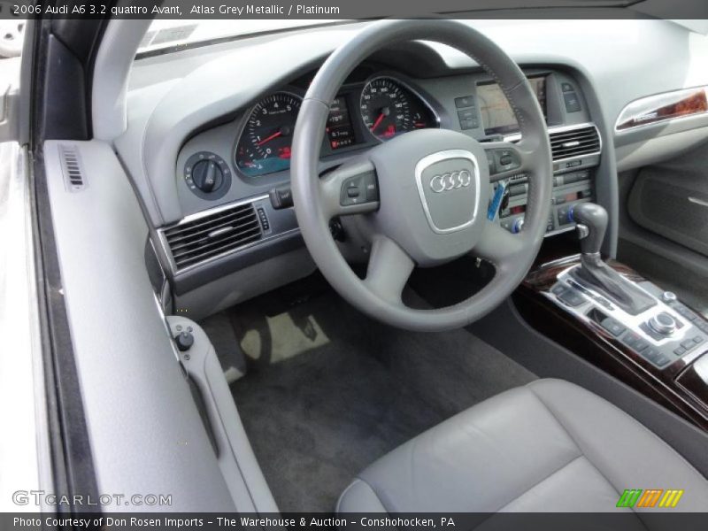 Atlas Grey Metallic / Platinum 2006 Audi A6 3.2 quattro Avant