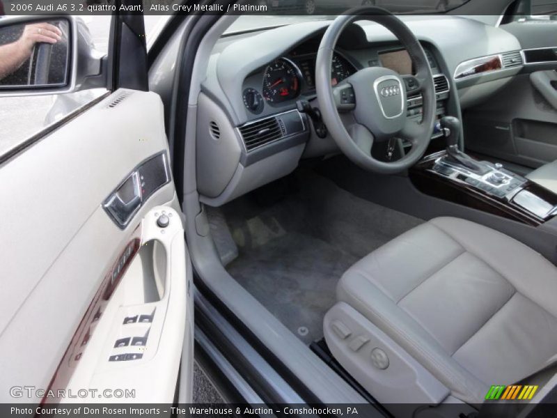 Atlas Grey Metallic / Platinum 2006 Audi A6 3.2 quattro Avant