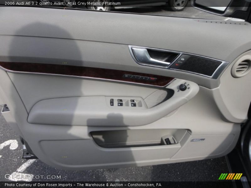 Atlas Grey Metallic / Platinum 2006 Audi A6 3.2 quattro Avant