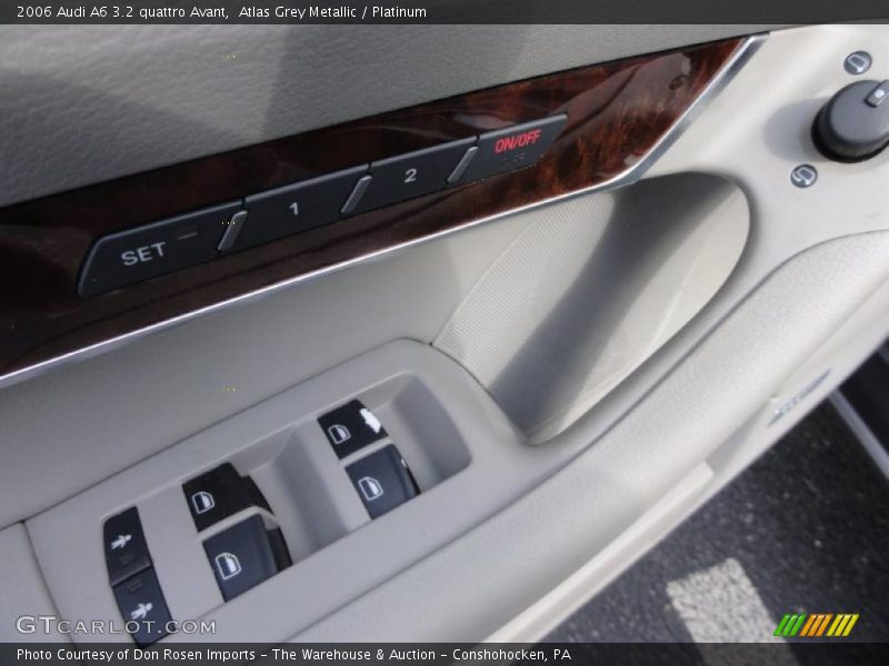 Atlas Grey Metallic / Platinum 2006 Audi A6 3.2 quattro Avant